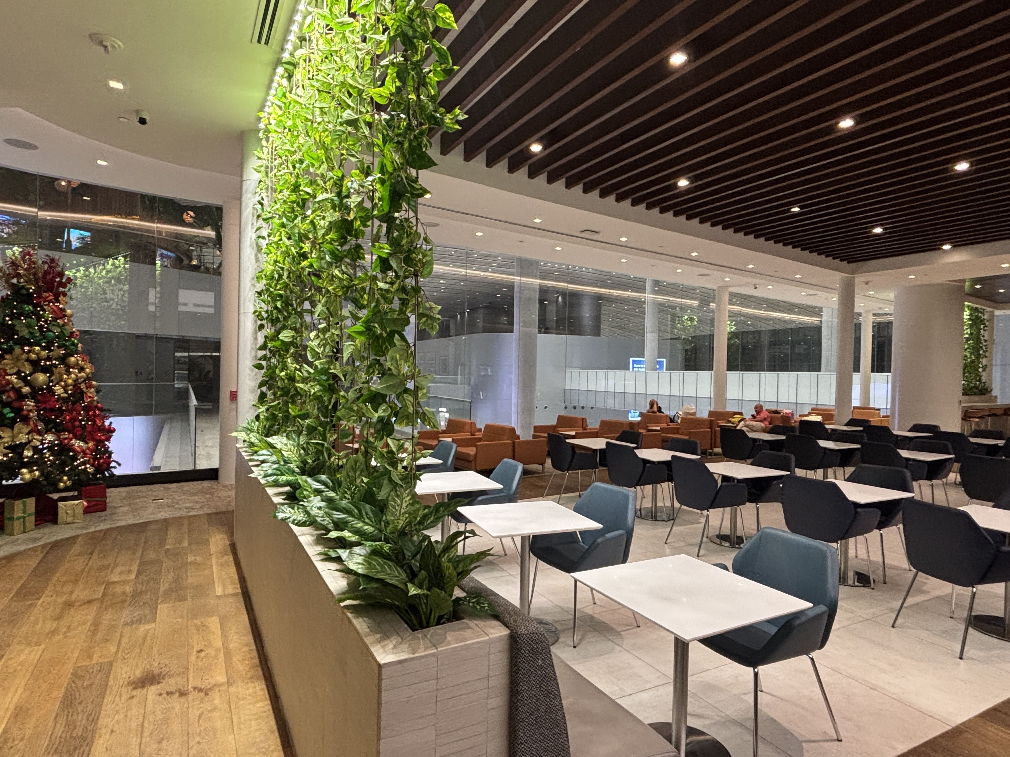 Seating options in the Copa Club.